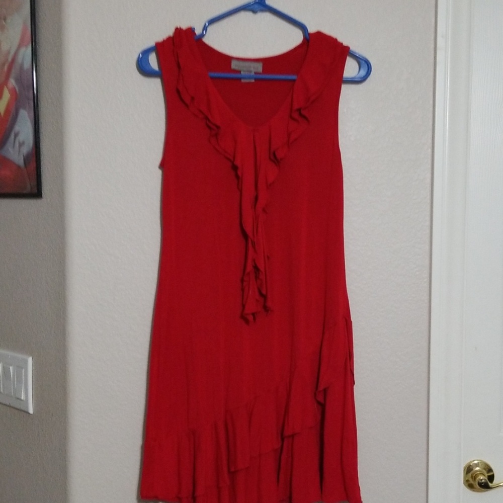 Red dress